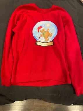 Red Holiday Gingerbread Sweatshirt - Unbranded